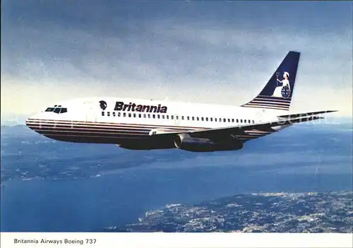 Flugzeuge Zivil Britannia Airways Boeing 737  Kat. Flug