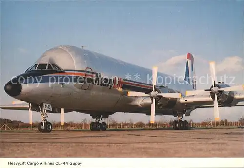 Flugzeuge Zivil HeavyLift Cargo Airlines CL 44 Guppy  Kat. Flug