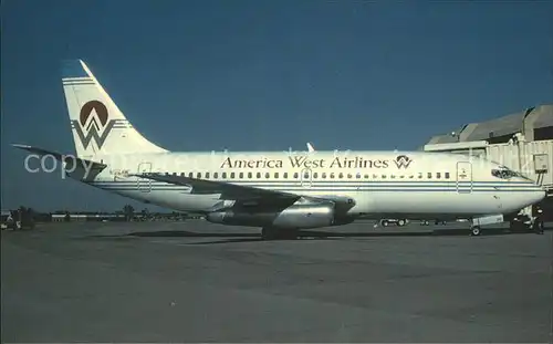 Flugzeuge Zivil America West Airlines N126AW Boeing 737  Kat. Flug