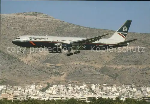 Flugzeuge Zivil British Airways Boeing 767 336 (ER) G BNWA c n 24333 265 Kat. Flug