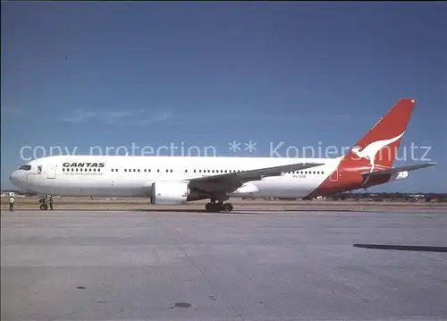 Flugzeuge Zivil Qantas Australian Airlines Boeing 767 300 VH OGE Kat. Flug