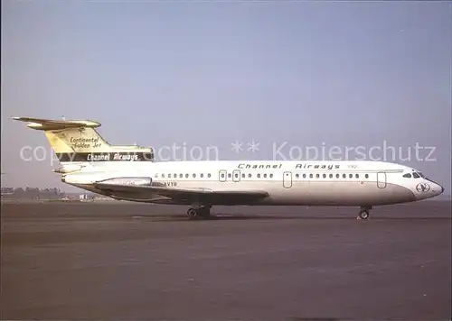 Flugzeuge Zivil Channel Airways Hawker Siddeley HS 121 Trident IE G AVYB Kat. Flug