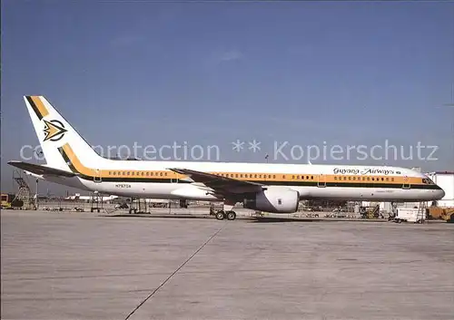 Flugzeuge Zivil Guyana Airways Boeing B 757 28A N757GA c n 204 Kat. Flug