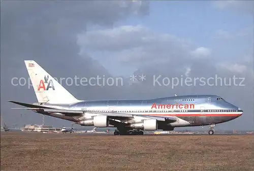 Flugzeuge Zivil American Airlines Boeing 747SP 31 N602AA c n 21963 441  Kat. Flug