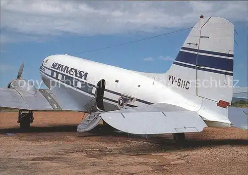 Flugzeuge Zivil Servivensa DC 3 YV 611C (c n 1977)  Kat. Flug