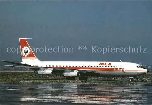 Flugzeuge Zivil M.E.A. Boeing 707.Q OD.AGV Kat. Flug