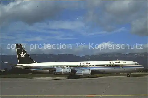 Flugzeuge Zivil Saudia Royal Fleet Boeing 707 368C HZ HM3 c n 21368 925  Kat. Flug