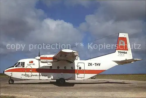 Flugzeuge Zivil Friendly Islands Airways CASA 212 200 ZK THV c n294 Kat. Flug