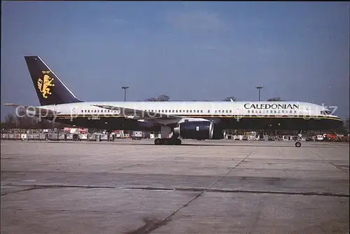 Flugzeuge Zivil Caledonian Boeing 757 236 G BMRJ  Kat. Flug