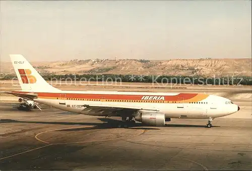 Flugzeuge Zivil Iberia T.A.S. A300 B4 EC DLF c n 133 Kat. Flug