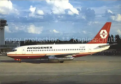 Flugzeuge Zivil Aviogenex Boeing 737 2K3 Adv. YU ANP Kat. Flug