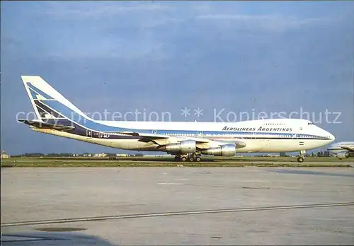 Flugzeuge Zivil Aerolineas Argentinas Boeing 747 LV MLP Kat. Flug