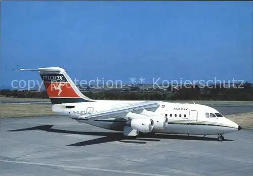 Flugzeuge Zivil Manx Airlines BAE 146.100 G OJET Kat. Flug