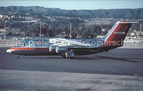 Flugzeuge Zivil USAir BAe 146 200A N184US c n E. 2044 Kat. Flug