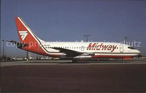 Flugzeuge Zivil Midway Boeing 737 2T4 Advanced N54AF Kat. Flug