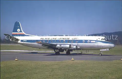 Flugzeuge Zivil Vickers Viscount 804 SP LVC c n 248 LOT Polskie Linie Lotnicze  Kat. Flug