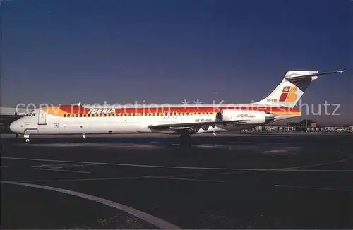 Flugzeuge Zivil McDonnell Douglas MD 87 c n 49828 EC EUD Iberia  Kat. Flug