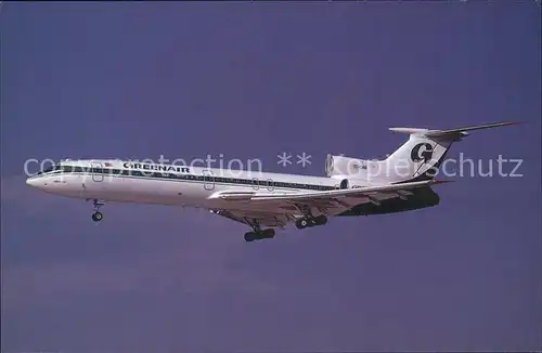 Flugzeuge Zivil Tupolev TU 154M c n 833 TC GRB Greenair  Kat. Flug