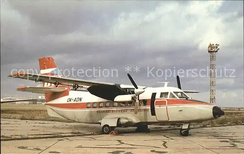 Flugzeuge Zivil CSA o c L 410A OK ADN Kat. Flug