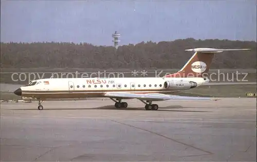 Flugzeuge Zivil Nesu Air Tupolev TU 134A TC ALV Kat. Flug