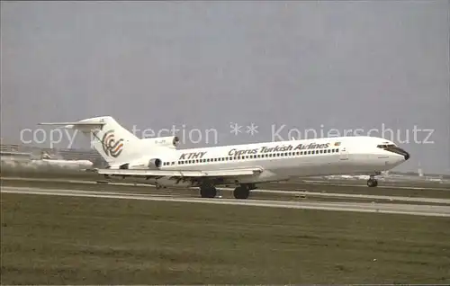 Flugzeuge Zivil Cyprus Turkish Airlines Boeing 727 2F2A TC JBG Kat. Flug