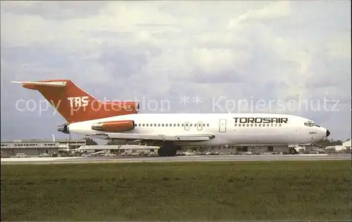 Flugzeuge Zivil Torosair Boeing 727 51 TC AJZ Kat. Flug