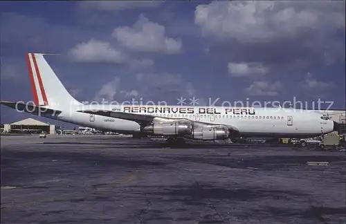 Flugzeuge Zivil Boeing 707 351C c n 19434 OB 1400 Aeronaves del Peru Kat. Flug