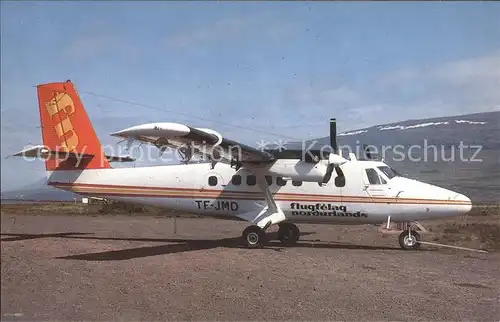 Flugzeuge Zivil Flugfelag Nordurlands DHC 6 300 TF JMD c n 475  Kat. Flug