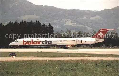 Flugzeuge Zivil Balair Cta McDonnell Douglas MD 82 Kat. Flug