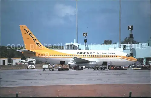 Flugzeuge Zivil Airfast Indonesia Boeing 737 200 PK OCG Kat. Flug