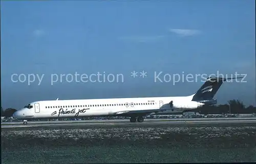 Flugzeuge Zivil Private Jet McDonnell Douglas MD 83  Kat. Flug