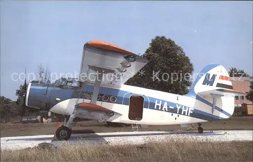 Flugzeuge Zivil Malev AN 2 HA YHF  Kat. Flug