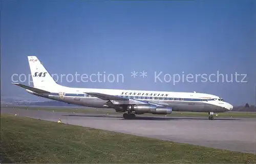 Flugzeuge Zivil Douglas DC 8 30 OY KTA c n 45384 50 SAS Scandinavian  Kat. Flug