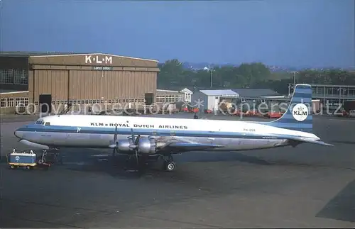 Flugzeuge Zivil Douglas DC 7C F PH DSE c n 45184 816 KLM Royal Dutch Airlines  Kat. Flug