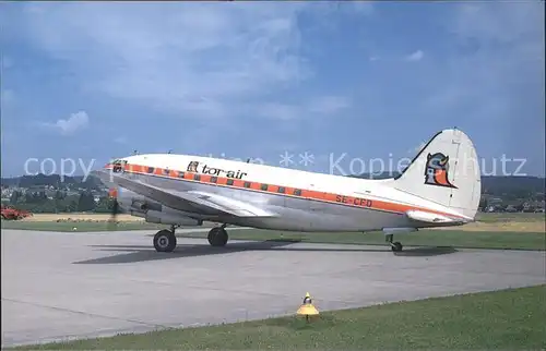 Flugzeuge Zivil Curtiss C 46C Super Commando SE CFD c n 26713 Tor Air Kat. Flug