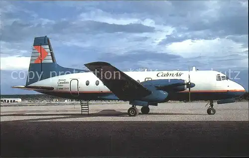 Flugzeuge Zivil BAe Hawker Siddeley 748 Srs 2A 210 C GSBF c n 1662 Calm Air Kat. Flug