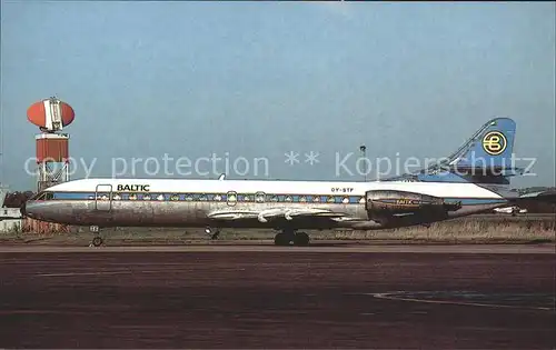 Flugzeuge Zivil Aerospatiale Caravelle 10B OY STF c n 257 Baltic Airlines  Kat. Flug