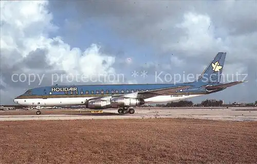 Flugzeuge Zivil Douglas DC 8 52 C FHAB c n 45658 Holidair  Kat. Flug