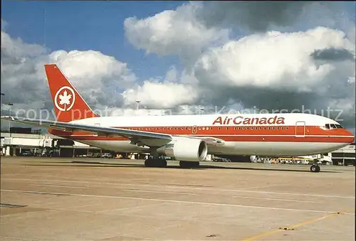 Flugzeuge Zivil Air Canada Boeing 767 233 ER C GDSP c n 24142 Kat. Flug