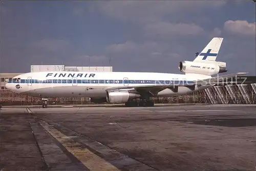 Flugzeuge Zivil Finnair Douglas DC 10 30 OH LHD C n 47865 Kat. Flug