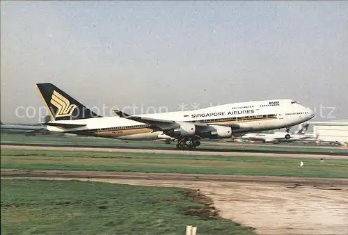 Flugzeuge Zivil 9V SMC B747 412 c n 24063 Singapore Airlines  Kat. Flug