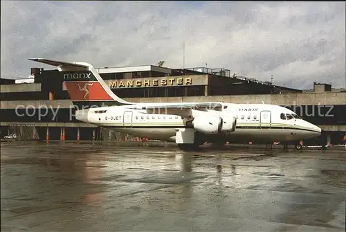 Flugzeuge Zivil G OJET BAe 146 SRS 100 c n E1004 Manx Airlines Kat. Flug