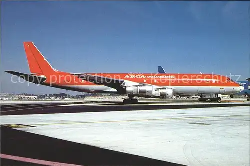 Flugzeuge Zivil Arca Colombia DC 8 51F HK 2587X c n 45635 Kat. Flug