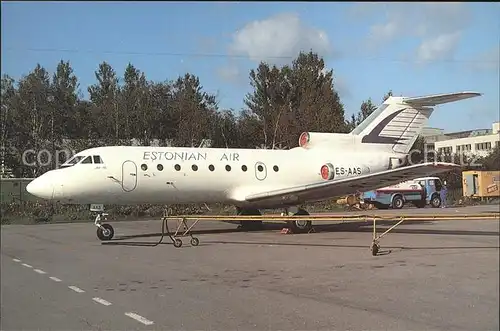 Flugzeuge Zivil Estonian Air Yakolev 40 ES AAS c n  Kat. Flug