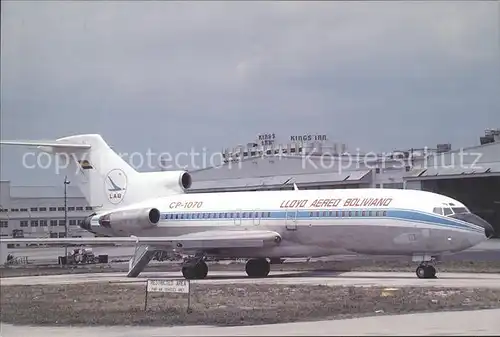 Flugzeuge Zivil LAB Lloyd Aereo Boliviano Boeing 727 171C CP 1070 c n 19860 599  Kat. Flug