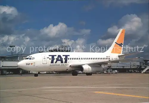 Flugzeuge Zivil T.A.T. Boeing 737.200 F GGPC Kat. Flug