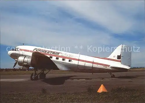 Flugzeuge Zivil Forrestair Cargo McDDouglas DC 3C S1C3G VH SBL c n 12056 Kat. Flug