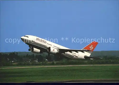 Flugzeuge Zivil Air Malta Airbus A.310 D AICM  Kat. Flug