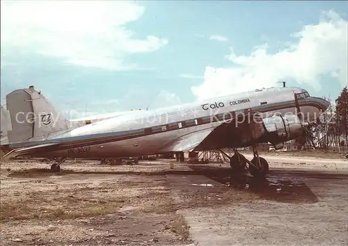 Flugzeuge Zivil TALA Colombia McDDouglas DC 3C HK 3037 c n 20548 Kat. Flug