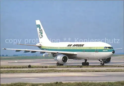 Flugzeuge Zivil Air Afrique Airbus A 300 B4 TU TAO  Kat. Flug